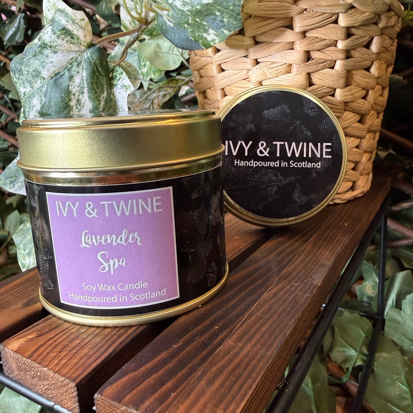 Lavender Spa Wood Wick Candle