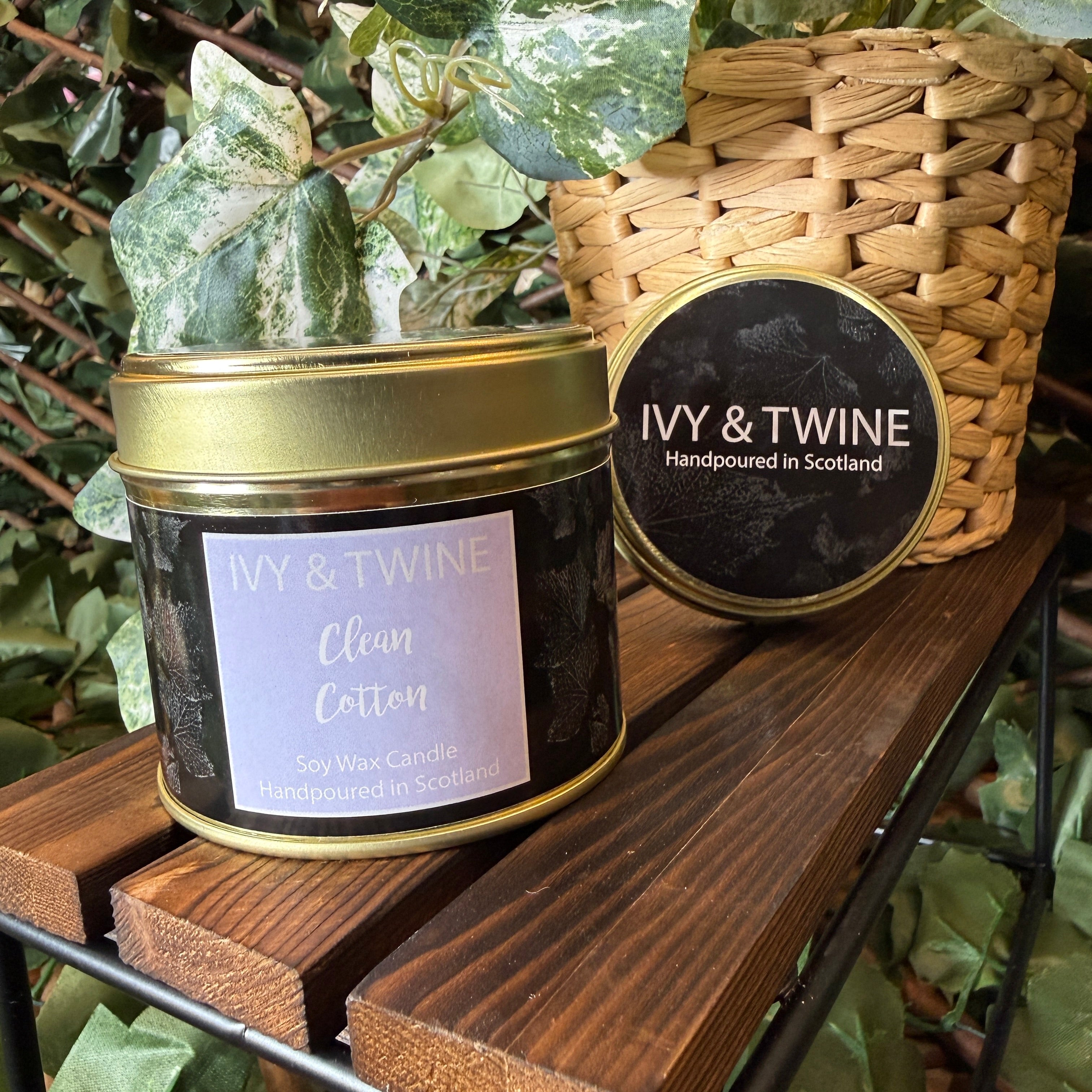 Clean Cotton Wood Wick Candle