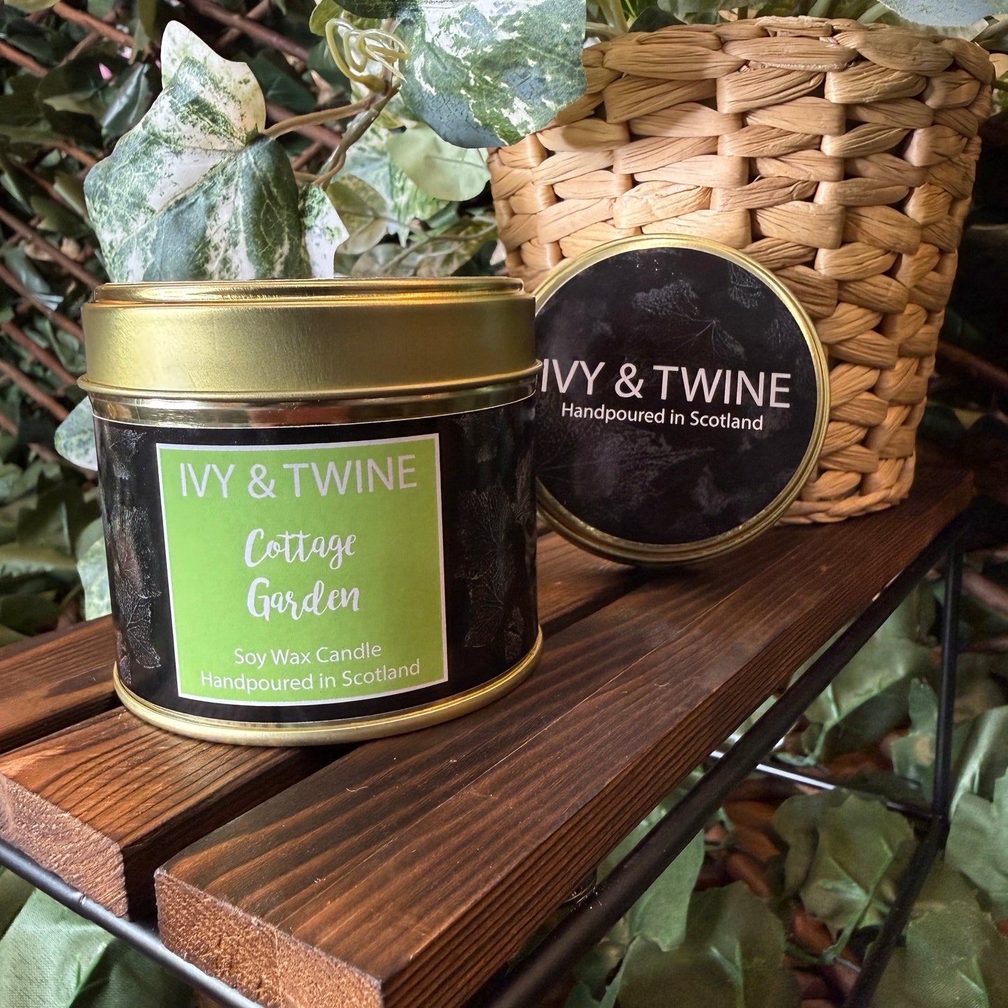 Cottage Garden Wood Wick Candle