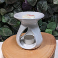 White Tear Drop Ceramic Wax Melt Burner