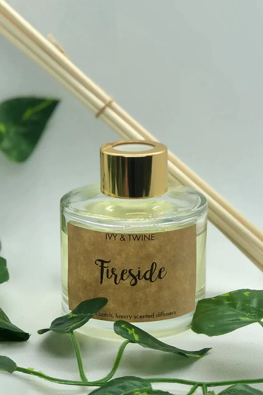 Fireside (100ml) Diffuser by Ivy & Twine (Old Packaging)