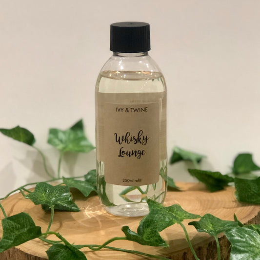 Whisky Lounge (250ml) Diffuser Refill by Ivy & Twine