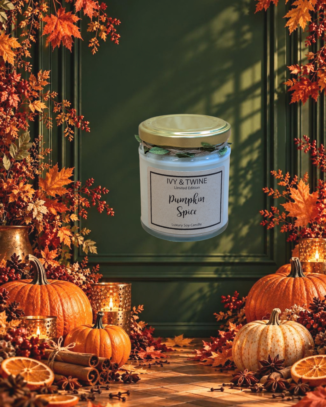 Pumpkin Spice 190g Candle - LIMITED EDITION