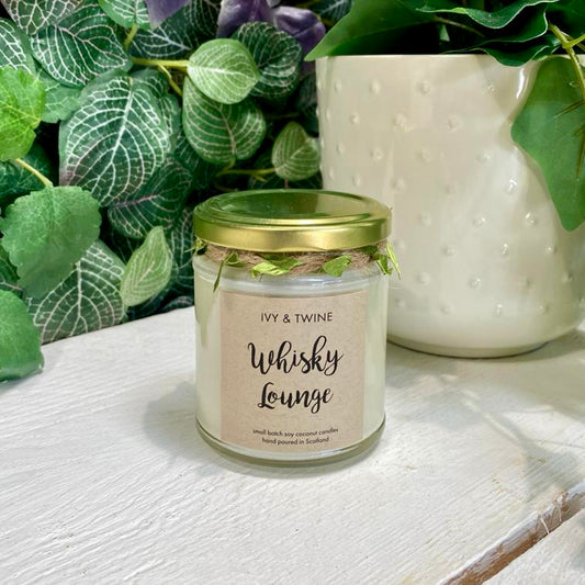 Whisky Lounge (190g) Candle by Ivy & Twine