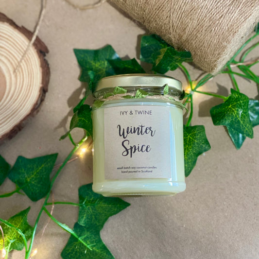 Winter Spice Candle (190g) by Ivy & Twine