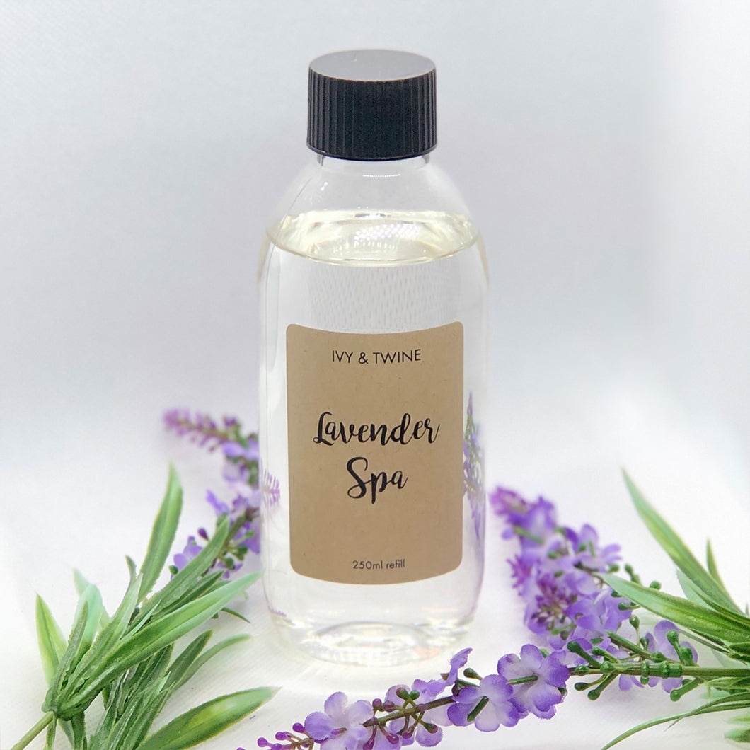 Lavender Spa (250ml) Diffuser Refill from Ivy & Twine